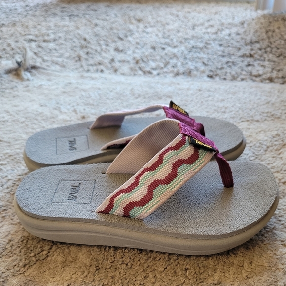 Teva Voya Thong Flip Flops Kids Size 11 - Picture 4 of 8